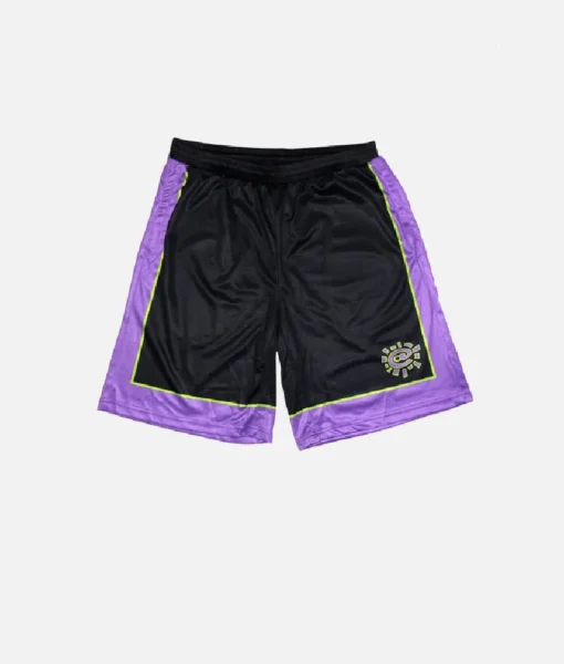 Adwysd Always Court Short Black Purple