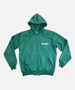 Adwysd Always Green Zip Up Hoodie