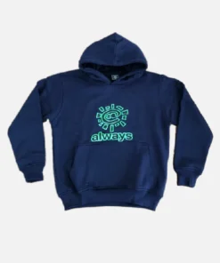 Adwysd Always Logo Hoodie Navy