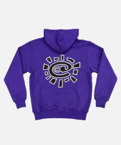 Adwysd Always Up Purple Zip Up Hoodie