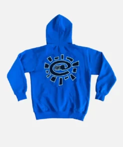 Adwysd Always Up Royal Blue Zip Up Hoodie