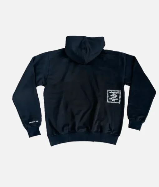 Adwysd Black Fingerprint Hoodie