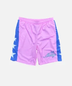 Adwysd PP Beach Court Short Pink Purple