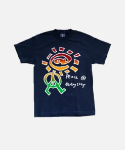 Adwysd Peace T-Shirt Navy