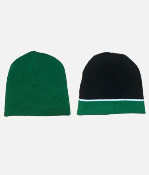 Adwysd Reversible No Cuff Beanie Green